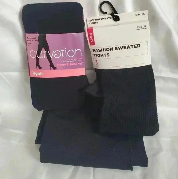 Black fashion tights - Picture 1 of 7